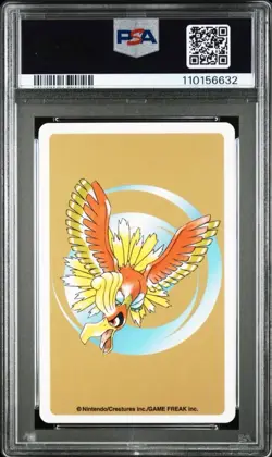 2000 POKEMON GOLD VERSION PLAYING CARDS ACE OF SPADES #250 HO-OH PSA 10 - Image 2