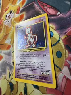 Mewtwo 10/102 Base Set Holo Rare Pokemon Card Nintendo Pokemon TCG WOTC NM / LP - Image 2