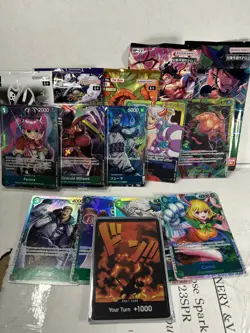 One piece TCG LOT promo packs and cards under market value! $100 total value - Image 1