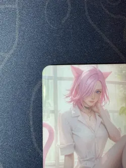 Goddess Story Cat Lady Reiju Ultra Preimium Thick Card Waifu Doujin One Piece - Image 2