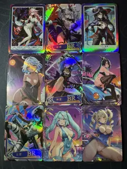 Waifu Bikini 9 x Goddess Doujin Cards Genshin Impact Under The Nightgown #1 - Image 1