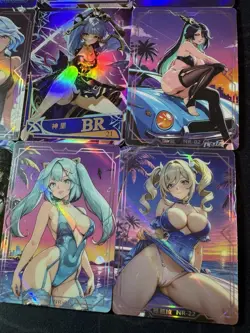 Waifu Bikini 9 x Goddess Doujin Cards Genshin Impact Under The Nightgown #1 - Image 4