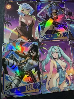 Waifu Bikini 9 x Goddess Doujin Cards Genshin Impact Under The Nightgown #1 - Image 5
