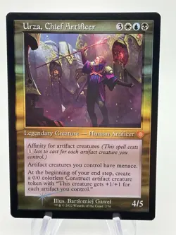 Urza, Chief Artificer - Foil | RETRO | Brother's War | NM MTG | PROMO - Image 1