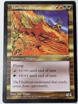 Viashivan Dragon - Visions - Magic the Gathering MTG Nice! - Image 1