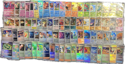 Pokemon PRE EN-Prismatic Evolutions Poke Ball Reverse Holo Lot of 78 No Dups - Image 1