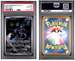 2023 POKEMON JPN SV2A-POKEMON 151 ART RARE #183 MEWTWO PSA 10 - Image 3