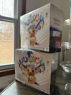 Pokemon Prismatic Evolutions ETB Elite Trainer Factory Sealed Dollar General x2 - Image 2