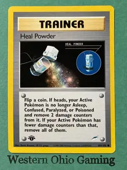 Pokemon TCG Heal Powder #104/105 1st Edition Trainer CCG Neo Destiny - Image 1