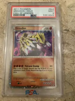 2011 Pokemon Call Of Legends Groudon Holo PSA 9 - Image 1