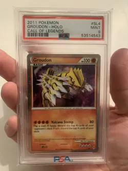 2011 Pokemon Call Of Legends Groudon Holo PSA 9 - Image 3