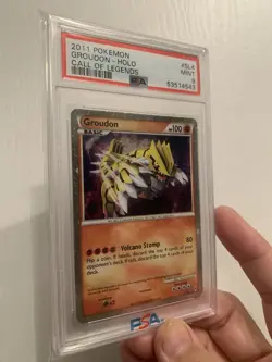 2011 Pokemon Call Of Legends Groudon Holo PSA 9 - Image 5