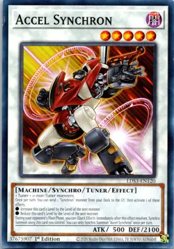 Accel Synchron LDS3-EN120 1st Edition Yu-Gi-Oh 2020 - Image 1