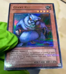Yugioh Giant Rat HL03-EN001 Hobby League Parallel Ultra Rare LP - Image 1