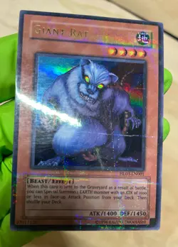 Yugioh Giant Rat HL03-EN001 Hobby League Parallel Ultra Rare LP - Image 4