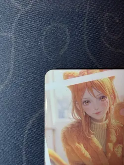 Goddess Nami Girl next door Preimium Thick Card Waifu Doujin One Piece Full Ar - Image 2