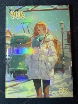 Goddess Nami Winter Maiden Preimium Thick Card Waifu Doujin One Piece Full Art - Image 1