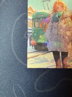 Goddess Nami Winter Maiden Preimium Thick Card Waifu Doujin One Piece Full Art - Image 4