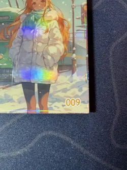 Goddess Nami Winter Maiden Preimium Thick Card Waifu Doujin One Piece Full Art - Image 5