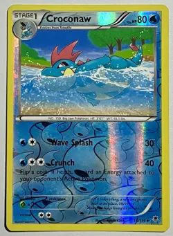 Croconaw 16/119 (NM) Reverse Holo XY Series: Phantom Forces 2014 Pokemon Card - Image 1