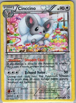 Cinccino RC19/RC25 Holo Legendary Treasures - Pokemon Card - NM - Image 1