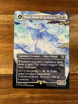 Final Fantasy Venat, Heart of Hydaelyn Borderless non foil Magic MTG FIN329 - Image 1