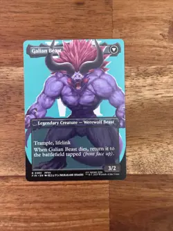 Final Fantasy Vincent Valentine - Galian Beast Borderless Magic MTG FIN383 - Image 2