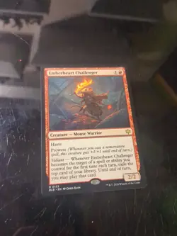 Emberheart Challenger Bloomburrow #133 Rare Card Magic the Gathering - Image 1