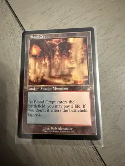 Blood Crypt MTG LP Magic: The Gathering Ravnica Remastered Shock Land Commander - Image 1
