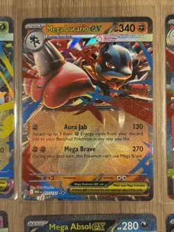 Pokemon TCG - Mega Evolution EX Double Rare Lot - 10 Card Lot Near MINT PFL - Image 5