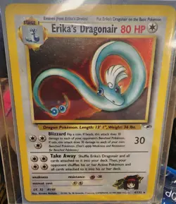 Pokemon TCG Erika's Dragonair Gym Heroes 4/132 Holo 1st Edition Holo Rare - Image 1