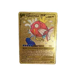 Pokemon Magikarp & Wailord GX Metal Gold TAG TEAM HP300 TCG Card - Image 1