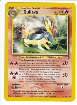 Pokemon - Quilava 47/111 Neo Genesis LP - Image 1