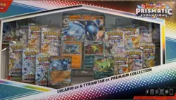 Pokemon Lucario Ex Tyranitar Ex Premium Collection Prismatic Evolution NEW - Image 1