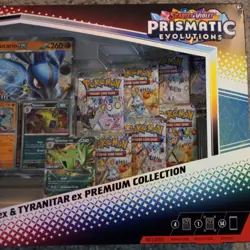 Pokemon Lucario Ex Tyranitar Ex Premium Collection Prismatic Evolution NEW - Image 2