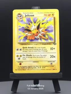Jolteon 20/64 Rare | Base Set | Pokemon Card | Lightly Played - Image 1