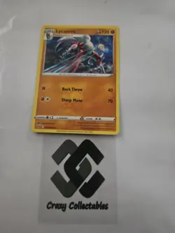 Pokemon Card Lycanroc 095/185 Vivid Voltage Non Holo Rare Mint Condition - Image 1