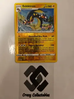 Pokemon Card Eelektross 059/185 Vivid Voltage Reverse Holo Rare Mint Condition - Image 1