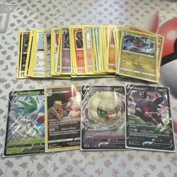 Pokemon cards bundle job lot | 54 Brillaint Stars | No Duplicates | V’s and TG - Image 1