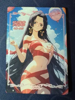 Goddess Hancock Maiden Preimium Thick Card Waifu Doujin One Piece Full Art Xmas - Image 1