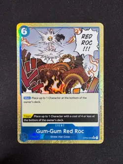 Gum-Gum Red Roc ALTERNATE ART (OP04-056 R) One Piece Card Game English - Image 1