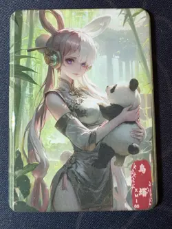 Goddess Uta Panda Maiden Preimium Thick Card Waifu Doujin One Piece Full Art - Image 1