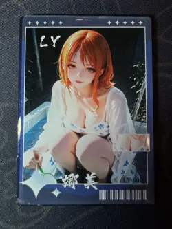 Goddess Nami ACG Preimium Thick Card Waifu Doujin One Piece Full Art - Image 1