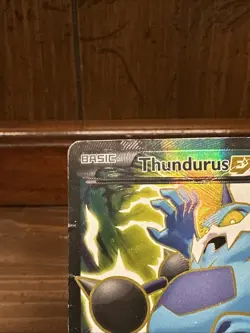 Pokemon TCG Thundurus EX Roaring Skies Holo Full Art Ultra Rare Card 98/108 - Image 2