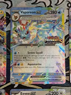 Prismatic Evolutions Surprise Box Sealed Stamped EX Promo Cards 9/9 Complete Set - Image 4