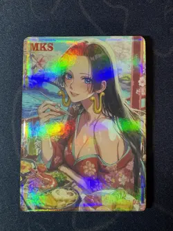 Goddess Story Kimono Hancock Ultra Preimium Thick Card Waifu Doujin One Piece - Image 1