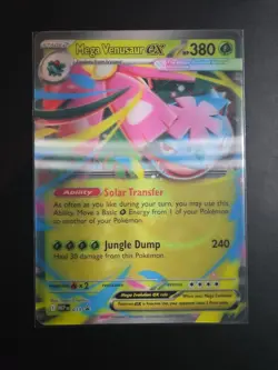 Pokemon TCG Mega Venusaur ex #013 Black Promo Star Jumbo Oversized Card 1 - Image 1