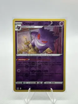 Pokemon TCG Lost Origin Gengar 066/196 Reverse Holo Rare Card - Image 1