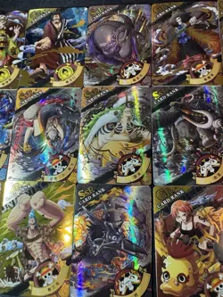 One Piece Set of 18 Collectible Character Anime SSR SR Cards CCG Luffy Nami - Image 3