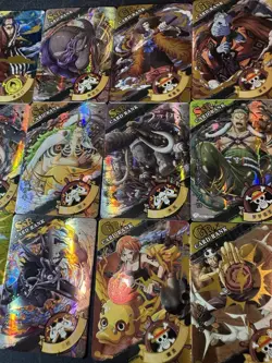 One Piece Set of 18 Collectible Character Anime SSR SR Cards CCG Luffy Nami - Image 4